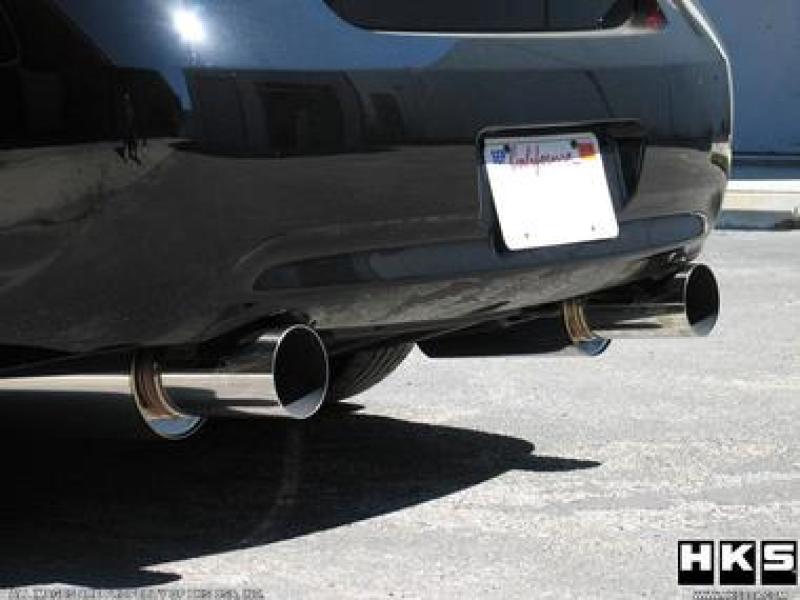 HKS 09-13 G37 Sedan Hi-Power Rear Muffler (SUS304 NO COATING)