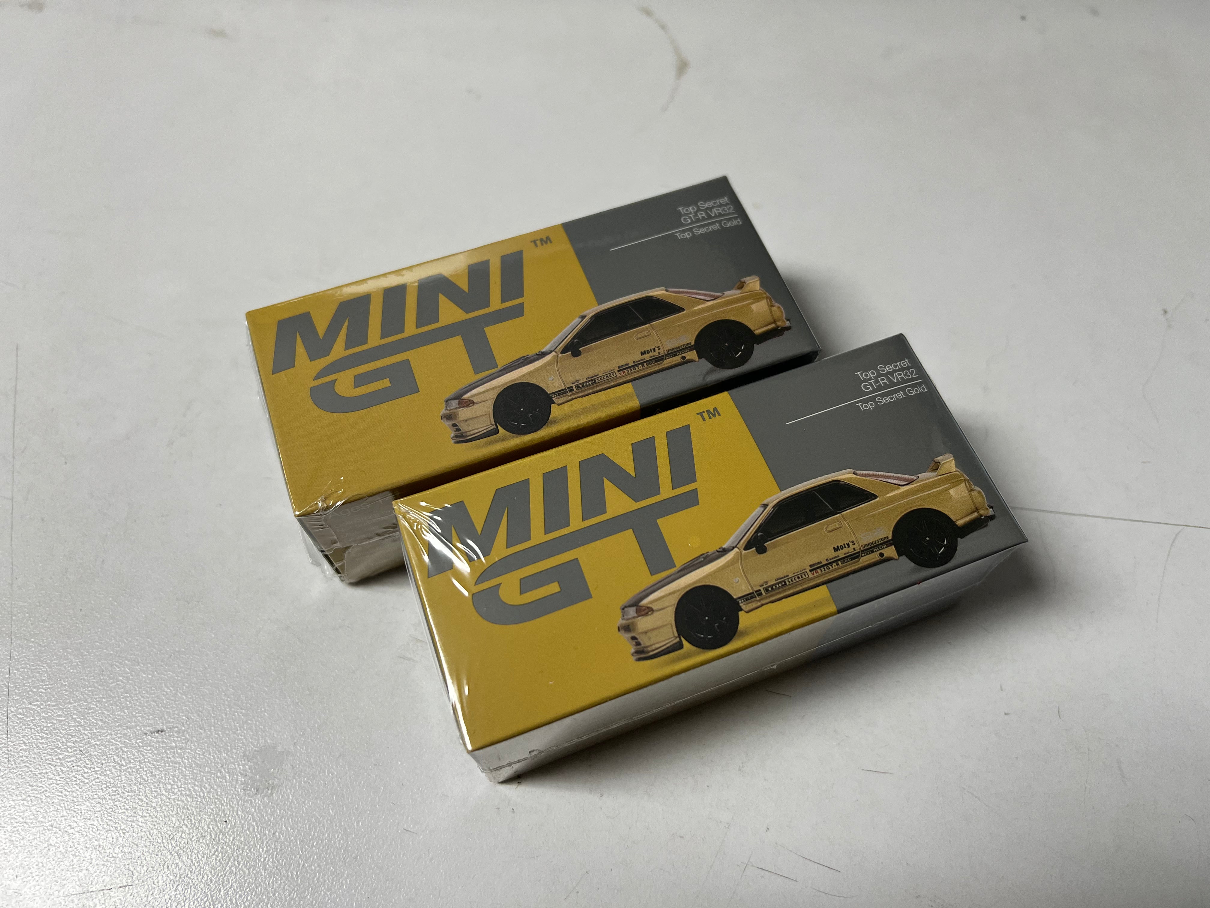 Top Secret Japan Die Cast Gold R32 GT-R