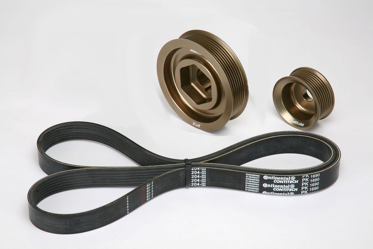 Buddy Club P1 Lightweight 2 Pulley Set TSX 09-13, Civic 12-15 w/o AC K24Z3, K24Z7