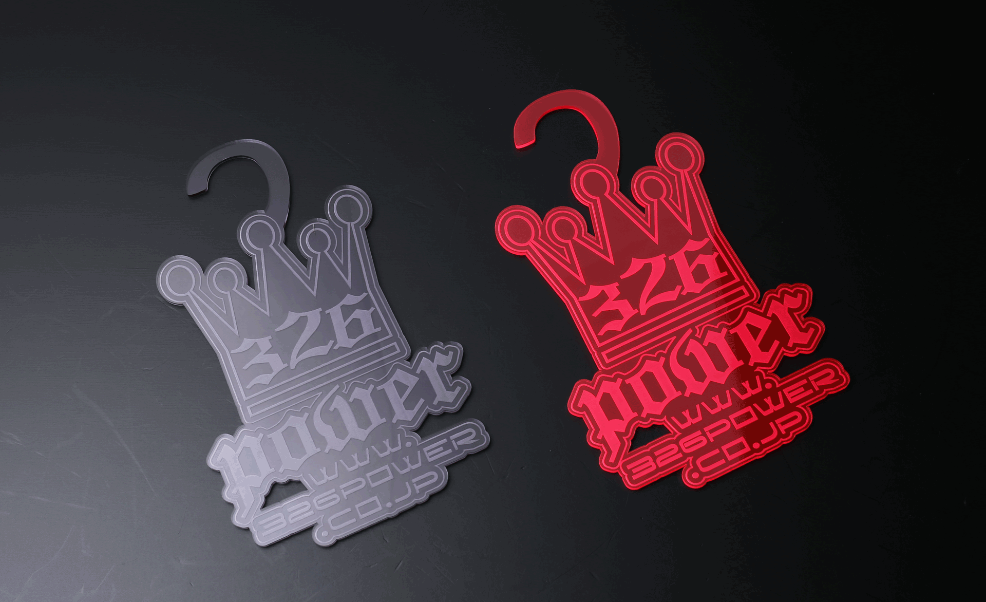 326POWER Acrylic Parking Permit